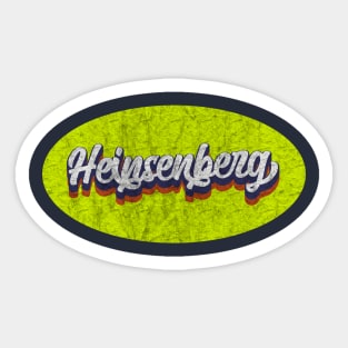 Vintage Heinsenberg Sticker